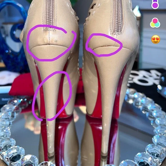 Christian Louboutin Zoulou Strappy Platform Heels 160 - Picture 17 of 17